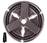 Qiuwanzia 58CC Universal Chainsaw Drive Clutch for 4500 5200 5800 45cc 52cc 58cc Chain Saw for Wolf Garden Tools Saw for Craftsman 46cc CMXGSAMY462S Clutch with Disassembly Tools