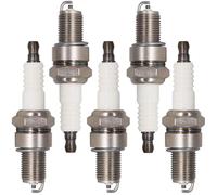 Qiuwanzia 5pcs F7TC Spark Plugs for Honda GCV160 GCV190 GX120 GX160 GX200 GX240 GX270 GX340 GX390 for 4-Stroke Engine Lawnmower Generator Tractor Chainsaw Water Pump Rototiller Go Kart Mini Bike Etc