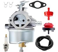 Qiuwanzia 632334A Carburetor for Tecumseh 632110 632111 632334 632370 632536 640105 HMSK80 HMSK90 HM70 HM80 HMSK100 HSMK110 HMSK105 OHSK110 OHSK120 8HP 9HP 10HP Snowblower Engines