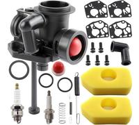 Qiuwanzia 795477 Carburetor for Briggs Stratton 795469 794161 794147 497619 795475 699660 498811 494407 09J000 09L000 494775 499809 498809 498809A Lawnmower with 698369 Air Filter Governor Spring