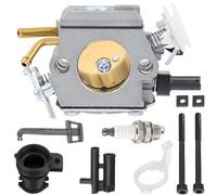 Qiuwanzia Carburetor Kit for Husqvarna 362 365 371 372 372XP 372XPW Chainsaw Replace Parts 503283203 503281801 HD-12 HD-6 with Spark Plug