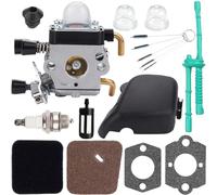Qiuwanzia FS55R Carburetor for Stihl FS55RC FS55 FS46C FS46 FS45 FS38 HS 45 FS 45 FC55 FS45C HL45 KM55 FS55C FS55T FS45L HS45 KM55R FS 55R HS 45 FS 38 FS 45 Trimmer Weedeater Parts C1Q-S97 C1Q-S186