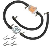 Qiuwanzia Fuel Hose Oil Filter Petrol Switch, Universal Tap Plug Valve Gasoline for 50cc 70cc 90cc 110cc 125cc 150cc Dune Buggies, 4-Wheelers, Pit Bikes, Trail Bikes, Go Karts Switch Fuel Filter Hose