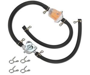 Qiuwanzia Fuel Hose Oil Filter Petrol Switch, Universal Tap Plug Valve Gasoline for 50cc 70cc 90cc 110cc 125cc 150cc Dune Buggies, 4-Wheelers, Pit Bikes, Trail Bikes, Go Karts Switch Fuel Filter Hose