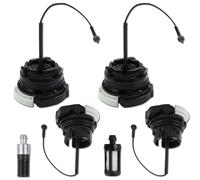 Qiuwanzia Gas Fuel Cap Oil Cap for Stihl MS171 MS181 MS192 MS192T MS200 MS210 MS230 MS250C MS260 MS340 MS360 MS360C MS380 MS381 HT100 HT130 HT131 Chainsaw Replacement Parts 000 0350 0525