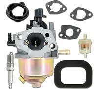 Qiuwanzia RS100 Carburetor for Mountfield HP414 SP414 HP164 SP164 M411PD Lawnmower Garden Tool Engine Replace Parts 118550697 with 118550704/0 Air Filte Spark Plug