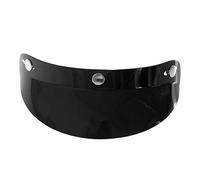 qiuxiaoaa Hot Universal 3 Snap Visor Face Shield Lens For Motorcycle Helmets Open Face Helmet brim Black