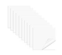 Qiuyan 10pcs TPU Pool Patch Repair Kit Waterproof Inflatable Patch Repair for Air Mattress, Bounce House, Tent, Canvas, Canopy, Swimming Pool, Pool Float, Tub Air Bed and Inflatable Toys - Clear