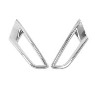 QIUYBGF Framework Compatible With Mazda For CX-3 2016 2017 2018 Chrome Rear Fog Light Lamp Cover Trim Foglight Bezel Decoration Frame