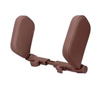 QIUYMGFG Car Seat Pillow Car Neck Headrest Pillow Cushion Seat Memory Foam Pad Sleep Side Head Telescopic Support On Cervical Spine(Red)