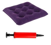 QIUYMGFG seat pads Haemorrhoids Seat Cushion Inflatable Cushion With Pump Seat Pad Flocking Fabric Seat Mat For Office Chair office chair cushion