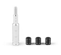 QIUYMGFG Shifter Cable Housing Kit M10x1.5 Shift Knob Extender Extension Adjustable Lever Gear Shifter Fit For Acura Transmission Cable(Silver)