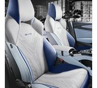 QIUYU2024 All Season Protection Breathable Suede Car Seat Cover for BYD Seal EV 2022-2025, Front and Rear Seat Breathable Protector Cover,Blue