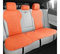 QIUYU2024 All Season Protection Breathable Suede Car Seat Cover for Xpeng G6 2024 2025 Front and Rear Seat Breathable Protector Cover,Orange