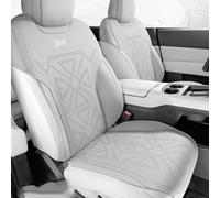 QIUYU2024 All Season Protection Breathable Suede Car Seat Cover for Xpeng G6 2024 2025 Front and Rear Seat Breathable Protector Cover,Grey
