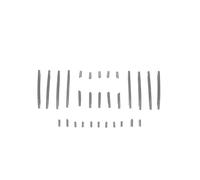 QIUYU2024 Car Chrome Front Grill Trim Set for Q3 2013-2015,Chrome Front Grill Trim Set, ABS Front Grille Trim Plated Cover Kit