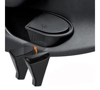 QIUYU2024 Car Front Door Trash Can for Tesla Model Y 2021-2025 Side Door Storage Box Organizer Garbage Can with Lid Trash Bin for Tesla Model Y
