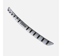 QIUYU2024 Car Rear Bumper Guard Protector Trim for Peugeot 2008 2014-2019, Stainless Steel Anti-Scratch Trunk Edge Sill Protector Cover