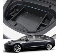 QIUYU2024 Front Trunk Frunk Organizer Box for Tesla Model 3 2017-2020, Waterproof Trunk Storage Bins Organizer Storage Bin, Front Hatch Trunk Protector Organizer Tray
