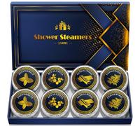 Qivatex Gifts for Men Shower Steamers Aromatherapy Women Christmas Gift 8P | Stocking Fillers 2026 Natural Essential Oils Spa Stress Relief Self Care Post-workout Recovery Gifts for Him, Dad, Husband