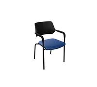 QiVi 4-Leg Desk with Padded Back (non-stackable) by Steelcase