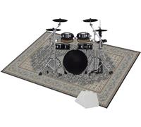 Qivstxug Drum Carpet, Drum Rug Drum Mat Soundproof Mat, E-drum Rug Non Slip Drum Blanket, Drum Accessories for Electric Drums Jazz Drum Set, Soundproof Rug for Piano Guitar Record Room 100 x 80 cm