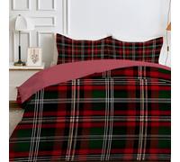 Qiwagu Stripe Double Duvet, Double Quilt 4.5 Tog for Spring Summer, Reversible Geometry Coverless Duvet, Lightweight Soft Comforter with 2 Pillowcases, 200x200cm, Machine Washable, E131