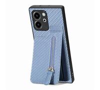 QIWEIQING Wallet Case for HONOR 200 Lite 5G, Slim PU Leather Case with Card Holders Kickstand Double Magnetic Clasp Skin Feel Shockproof Flip Folio Cover for HONOR 200 Lite 5G.Blue SDK