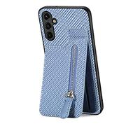 QIWEIQING Wallet Case for Honor 400 Pro 5G, Slim PU Leather Case with Card Holders Kickstand Double Magnetic Clasp Skin Feel Shockproof Flip Folio Cover for Honor 400 Pro 5G.Blue SDK