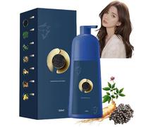 Qiweitang Hair Dye, Caviar Hair Colour Cream, Zhihuashi Caviar Protein Hair Dye, Bubble Plant Hair Dye, Protein Color Protecting Hair Dyeing Cream, Covers Gray Hair, Natural Fruit Dye (Chestnut Brown)