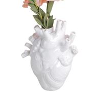 Qiwieod Anatomical Heart Vase, Anatomical Flower Pot, Anatomy Decorative Vases Made of Resin, Heart-Shaped Table Decorations, Resin Vase Desktop Ornaments, Gothic Modern Home Decoration