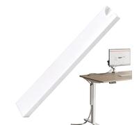Qiwieod Cable Duct | No Drilling Magnetic Under Desk Leg Length 35 cm, Cable Hiding Rail - for Computers, Keyboards, Kitchen Appliances, Bookshelves and Worktops