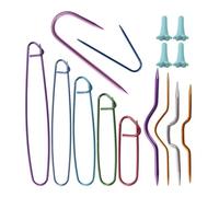 Qiwieod Cable Stitch Needles for Knitting, Practical Colourful and Versatile Safety Pin, Stitch Markers and Stitch Holder, for Sweaters, Socks, DIY, Tapestries, Yarn and Quilting