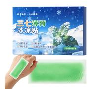 Qiwieod Cooling Gel Strips for Adults | Portable Plasters for Discomfort, Children's Cooling Pads - for Children Adolescent Boys Girls Camping Activities Travel Activities Backpacking Hiking