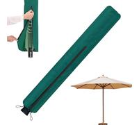 Qiwieod Cover for washing line, with zip, waterproof clothesline protection, sun protection for the garden and the yard - for travel, caravans, cruises, hotel balconies, backyards, gardens