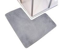 Qiwieod L-Shaped Bath Mat, L-shaped Quick-Drying Bath Mat as Runner, Non-Slip Bath Mats - for Home, Front Door, Sink, Floor, Toilet, Kitchen, Indoor and