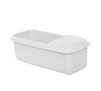 Qiwieod Microwave Pasta Cooker, Spaghetti Cooker for the Microwave, Food Container with Strainer, Pasta Express Cooker, , Practical and Safe, Microwave Pasta Cooker with Strainer Heat