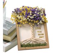 Qiwieod Table Photo Frame | Mother's Day Tree Decoration Small - Mourning Picture Frame Ration - for Her, Mother - for Living Room, Study, Bedroom, Party