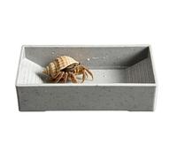 Qiwieod Water Bowl for Turtles - Feeding Soaking Habitat - Land Turtle Bath Pool - as a Drinking Bowl and Feeding Bowl for Lizards Geckos Snakes Reptiles Pet Habitat Terrarium
