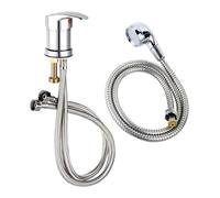 QIXCXAZ 120cm Spray Hose Kit Replacements for Shower Head Easy Installation for All Users Faucet with Hot and Cold Water Controlswitched Freely Hair Washing
