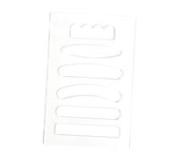 QIXCXAZ Acrylic Grab Handle Router Template Inspiring 6 in 1 Cutting Board Handle Template Providing Easy Solutions for Woodworkers Acrylic Router for Cutting