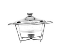 QIXCXAZ Buffet Warmers Sets Combining Class Alongside, Silver, 20.3x 32.8cm