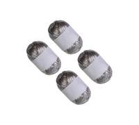 QIXCXAZ Engaging Craft Projects Using Knitting Yarn 4 Rolls Chunky T-Shirt Yarn for Unique Ideas and Home Decor Crocheting Knitting Set Chunky Tshirt, Silver Gray