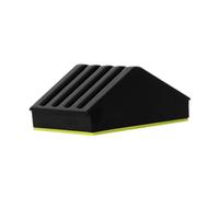 QIXCXAZ Espressos Puck Screen Holder Durable Pp Compact Unique Coffee Filter Storage Solution Product is Designed to Last and Withstand Daily Reusable, Black, 4 grids