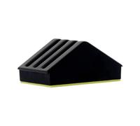QIXCXAZ Espressos Puck Screen Holder Durable Pp Compact Unique Coffee Filter Storage Solution Product is Designed to Last and Withstand Daily Reusable, Black, 3 grids