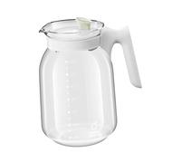 QIXCXAZ Reliable Cold Water Bottle Large Jug Sized Beverage Container Convenient for Serving Iced Tea and Lemonade Ice Tea Lemonade Beverage Pitcher Glass