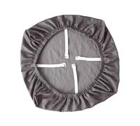 QIXCXAZ Removable Armrest Chair Protector Chair Cushion Cover Stretchable For Versatile Applications Strh Office Cover Is Made PU Dining Room Seat Removable, Light Grey, 38cm to 52cm