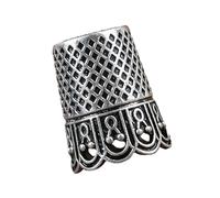 QIXCXAZ Sewing Thimbles Finger Protector Hand Sewing Quilting Embroidery Gifts For Creative Friends Can Fingers Well. Is More Handy To Start Needlework, Silver, 1.5x1.5x2.5cm