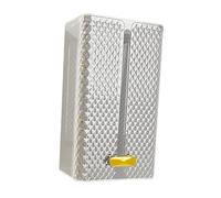 QIXCXAZ Sophisticated Tissue Dispenser Box Artistic Tissue Solution For Bathrooms And Kitchens Easy Access And Storage Dispenser Box Storage Kitchen, Clear, 21.5x12.5x10.2cm