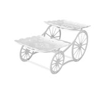 QIXCXAZ Stylish Wedding Cake Stand Serving Tray Featuring Dried Fruit Plate in Carriage for Various Special Events Fruit Plate Holder Dessert Carriage Cupcake